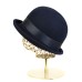 Фетровая шляпка №72 тёмно-синяя