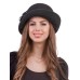 Фетровая шляпка №76                          чёрная