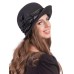 Фетровая шляпка №76                          чёрная