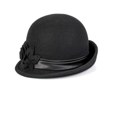 Фетровая шляпка №76 чёрная Фетровая шляпка №76 чёрная