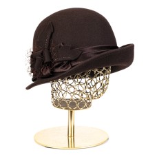 Фетровая шляпка №76 коричневая Фетровая шляпка №76 коричневая