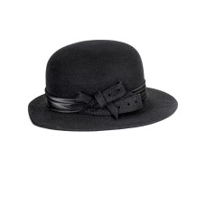 Фетровая шляпка №8 чёрная Фетровая шляпка №8 чёрная
