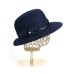 Фетровая шляпка №8 тёмно-синий Фетровая шляпка №8 тёмно-синий