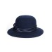 Фетровая шляпка №8 тёмно-синий Фетровая шляпка №8 тёмно-синий