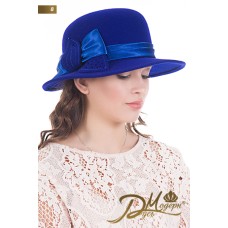 Фетровая шляпка №8 индиго Фетровая шляпка №8 индиго