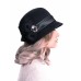 Фетровый капор №85 чёрный Фетровый капор №85 чёрный