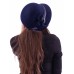 Фетровый капор  №85 тёмно-синяя