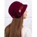 Фетровый капор №85 тёмно-красный Фетровый капор №85 тёмно-красный