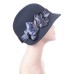 Фетровый капор №85 серо-голубой Фетровый капор №85 серо-голубой