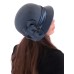 Фетровый капор  №85 серо-голубой