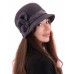 Фетровый капор  №85 тёмно-серый