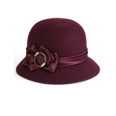 Фетровая шляпка № 86 марсал Фетровая шляпка № 86 марсал