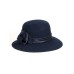 Фетровая шляпка №9 тёмно-синяя Фетровая шляпка №9 тёмно-синяя