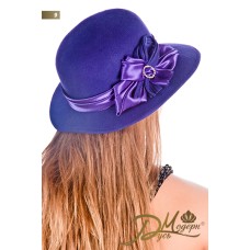 Фетровая шляпка №9 индиго Фетровая шляпка №9 индиго