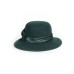 Фетровая шляпка №9 изумрудная Фетровая шляпка №9 изумрудная