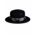 Канотье -фетровая шляпка № 900                              чёрная