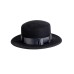 Канотье -фетровая шляпка № 900                              чёрная
