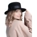 Канотье -фетровая шляпка № 900                              чёрная