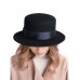 Канотье -фетровая шляпка № 900                              чёрная