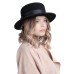 Канотье -фетровая шляпка № 900                              чёрная