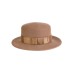 Канотье -фетровая шляпка № 900 кемел