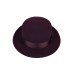 Канотье -фетровая шляпка № 900 бордовая Канотье -фетровая шляпка № 900 бордовая