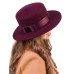 Канотье -фетровая шляпка № 900 бордовая Канотье -фетровая шляпка № 900 бордовая