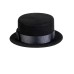 Канотье -фетровая шляпка № 901                            чёрная