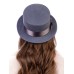 Канотье -фетровая шляпка № 901 серо-голубая Канотье -фетровая шляпка № 901 серо-голубая