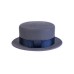 Канотье -фетровая шляпка № 901 серо-голубая Канотье -фетровая шляпка № 901 серо-голубая
