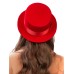 Канотье -фетровая шляпка № 901 красная Канотье -фетровая шляпка № 901 красная
