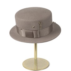 Канотье -фетровая шляпка № 901 песочная Канотье -фетровая шляпка № 901 песочная