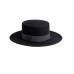 Канотье фетровая шляпка № 903 чёрная Канотье фетровая шляпка № 903 чёрная