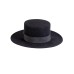 Канотье фетровая шляпка № 903 чёрная Канотье фетровая шляпка № 903 чёрная
