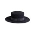 Канотье фетровая шляпка № 903 чёрная Канотье фетровая шляпка № 903 чёрная