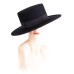 Канотье фетровая шляпка № 903 чёрная Канотье фетровая шляпка № 903 чёрная