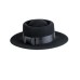 Канотье -фетровая шляпка № 904 чёрная Канотье -фетровая шляпка № 904 чёрная