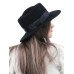 Канотье -фетровая шляпка № 904 чёрная Канотье -фетровая шляпка № 904 чёрная