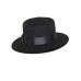 Канотье -фетровая шляпка № 904 чёрная Канотье -фетровая шляпка № 904 чёрная