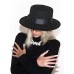 Канотье -фетровая шляпка № 904 чёрная Канотье -фетровая шляпка № 904 чёрная
