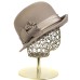 Фетровая шляпка №94 песочная Фетровая шляпка №94 песочная