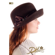 Фетровая шляпка №96 коричневая Фетровая шляпка №96 коричневая