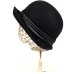 Фетровая шляпка №99 чёрная Фетровая шляпка №99 чёрная