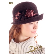 Фетровая шляпка №99 коричневая Фетровая шляпка №99 коричневая