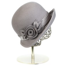 Фетровая шляпка №99 светло-серая Фетровая шляпка №99 светло-серая