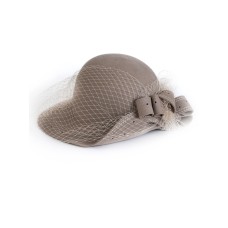 Фетровая шляпка № Ш3 песочная Фетровая шляпка № Ш3 песочная