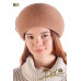 Фетровый шерстяной берет 101 бежевый Фетровый шерстяной берет 101 бежевый