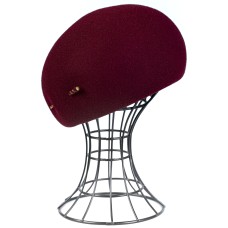 Фетровый шерстяной берет 101 тёмно-красный Фетровый шерстяной берет 101 тёмно-красный