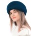 Фетровый шерстяной берет 101 морская волна