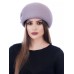 Фетровый шерстяной берет 101 св-сиреневый